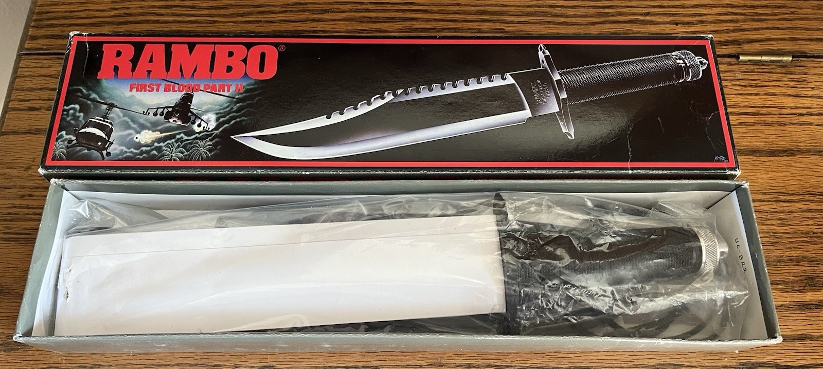 Vintage 1989 Rambo First Blood II Knife UC-RB2 by United Cutlery NOS