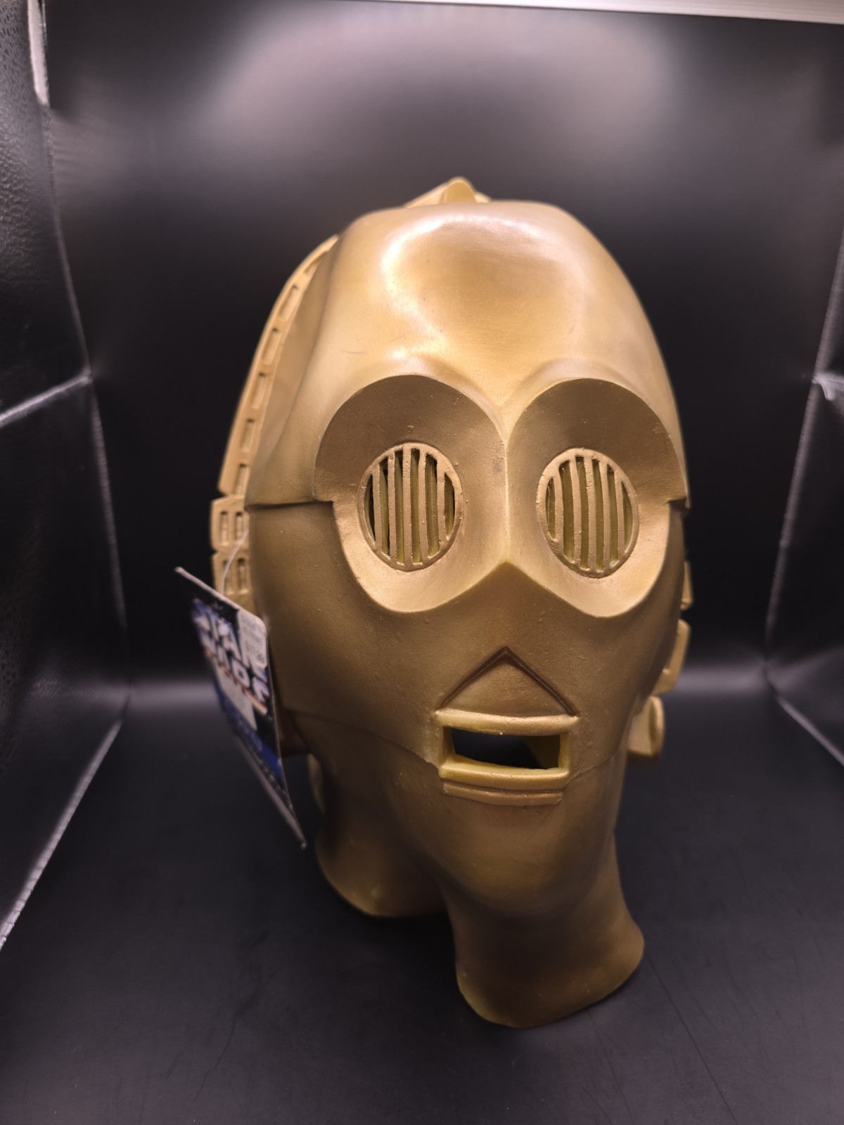 Vintage 1995 Star Wars C-3PO Droid Head Mask Lucasfilm Ltd Made in China Prop Vintage 1995 Star Wars C-3PO Droid Head Mask Lucasfilm Ltd Made in China Prop