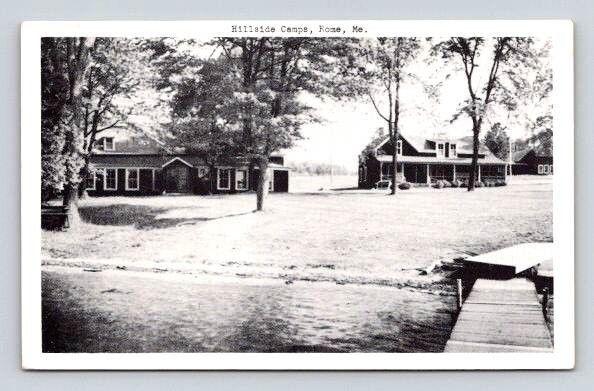 Rome Maine Hillside Camp Postcard