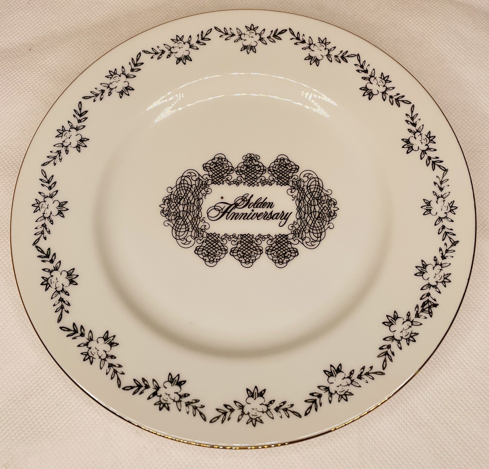 50th Golden Anniversary Plate Collection Made Japan Treasure Master Gift Vintage