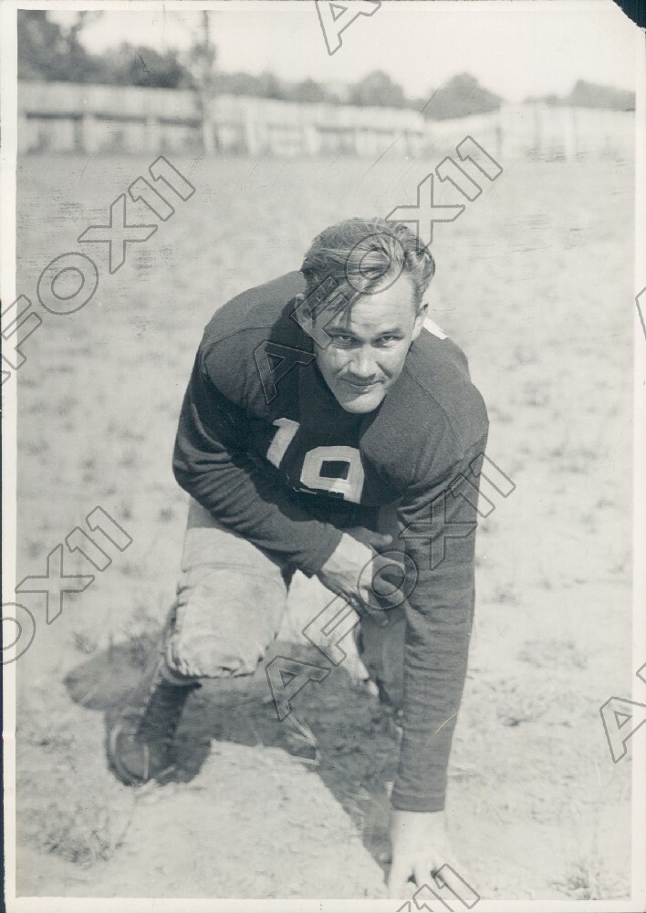 1931 Ole Miss Rebels QB & Fullback L A Ross Press Photo