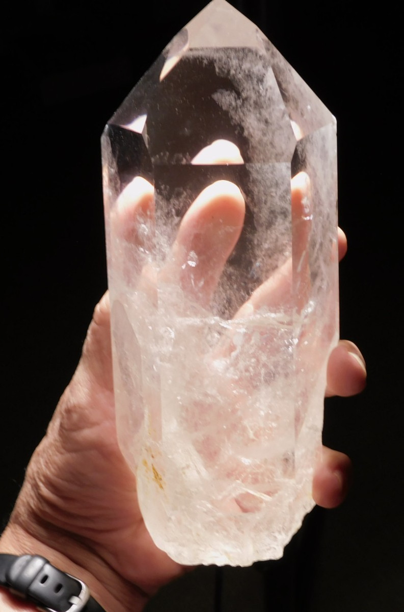 HUGE Super Translucent Polished Quartz Crystal From Brazil 1585gr