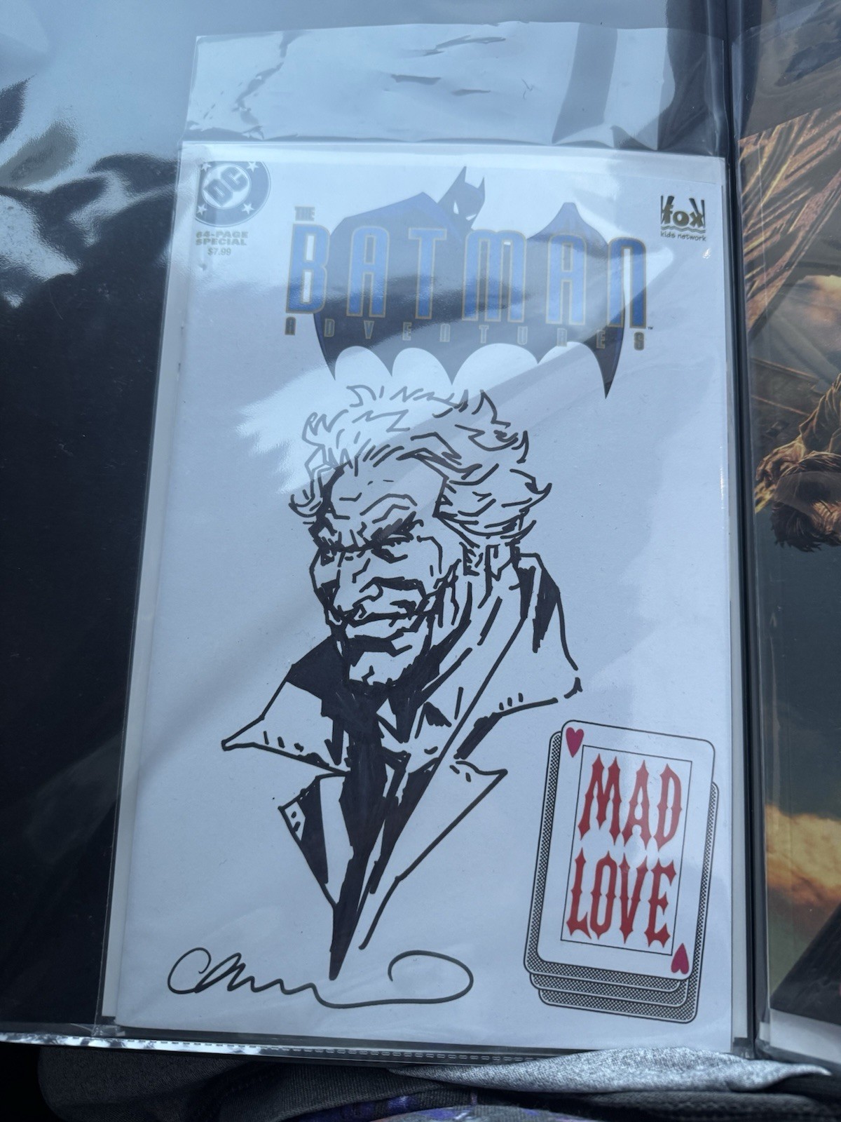 Lee bermejo original art sketch cover joker 