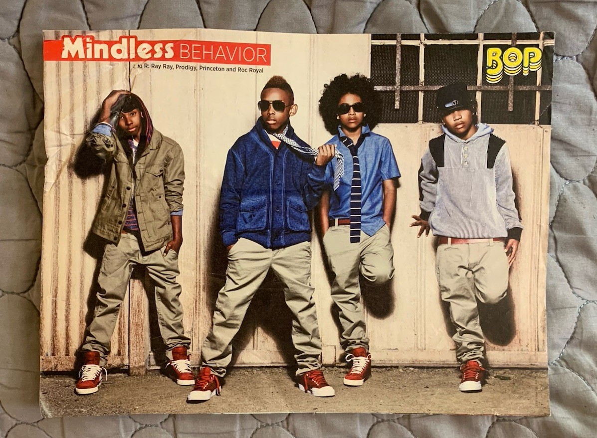 Mindless Behavior Picture / Mini Poster Teen Magazine 10.5”x8”