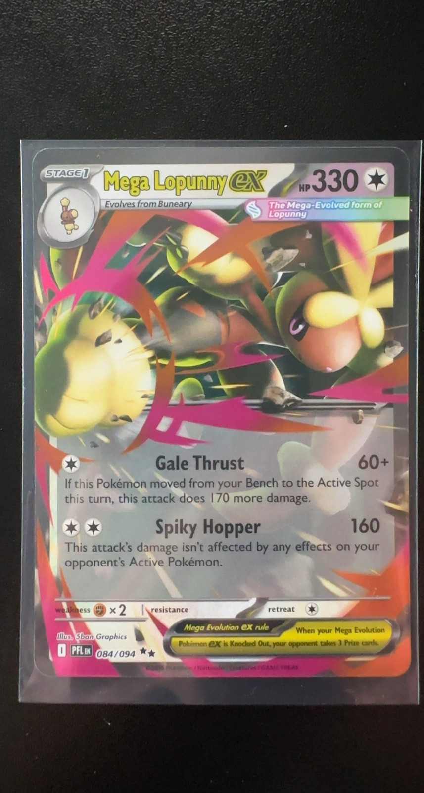 Mega Lopunny ex Holofoil [PFL - 084/094]