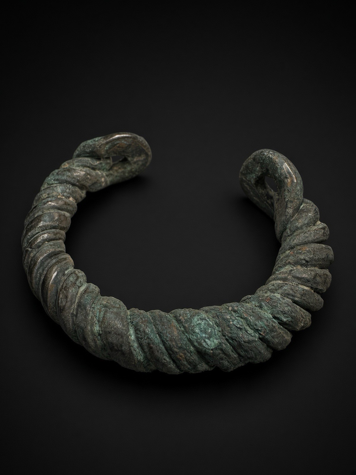 Ancient Bronze Age Bangle Twisted Design 1200-700BCE Small