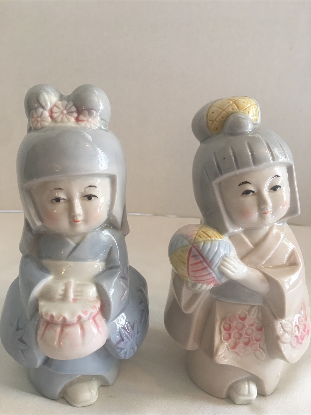 A Pare Of  6 inch Asian Figurine Children