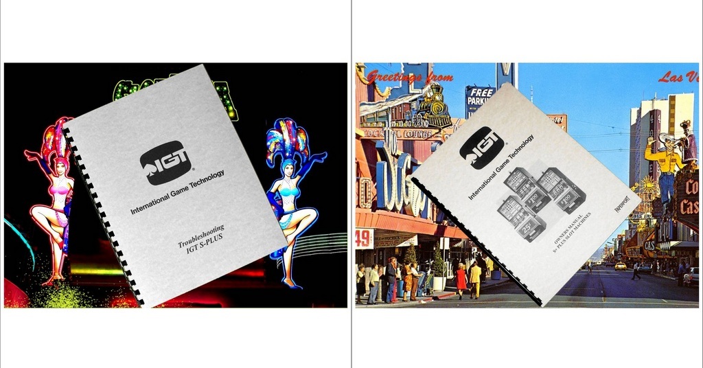 2 IGT S - PLUS S+ Slot Machine Service & Troubleshooting Guide + Owners Manual
