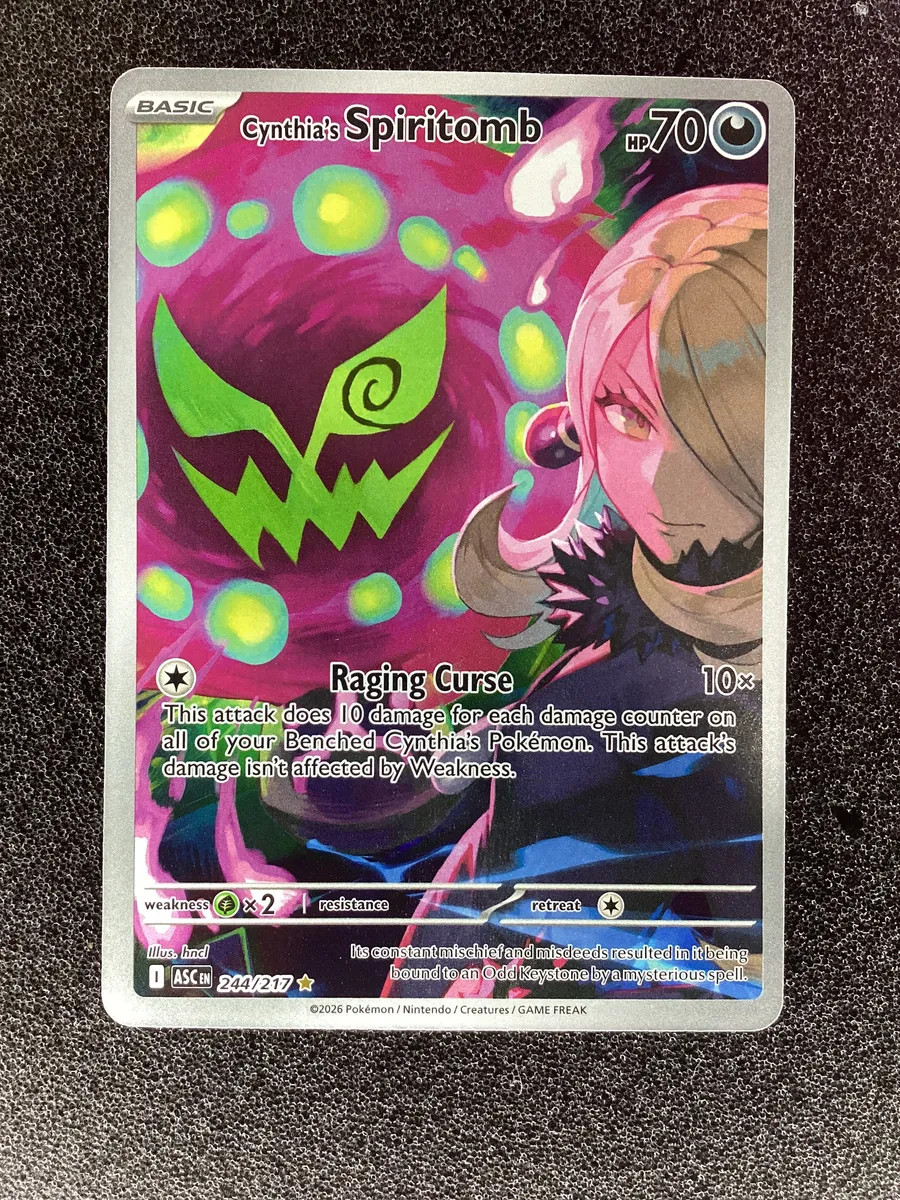 Cynthia\'s Spiritomb Illustration Rare ME: Ascended Heroes 244/217 NM