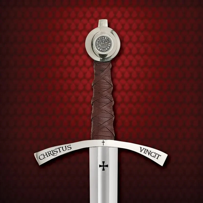 Faithkeeper Knights Templar Sword-Handmade Medieval Crusader Replica-Collectible