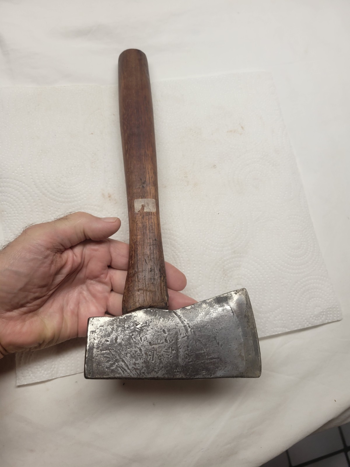 ANTIQUE VINTAGE HAND FORGED SPLITTING MAUL AXE CAMPING OREGON HATCHET KOOL PIECE
