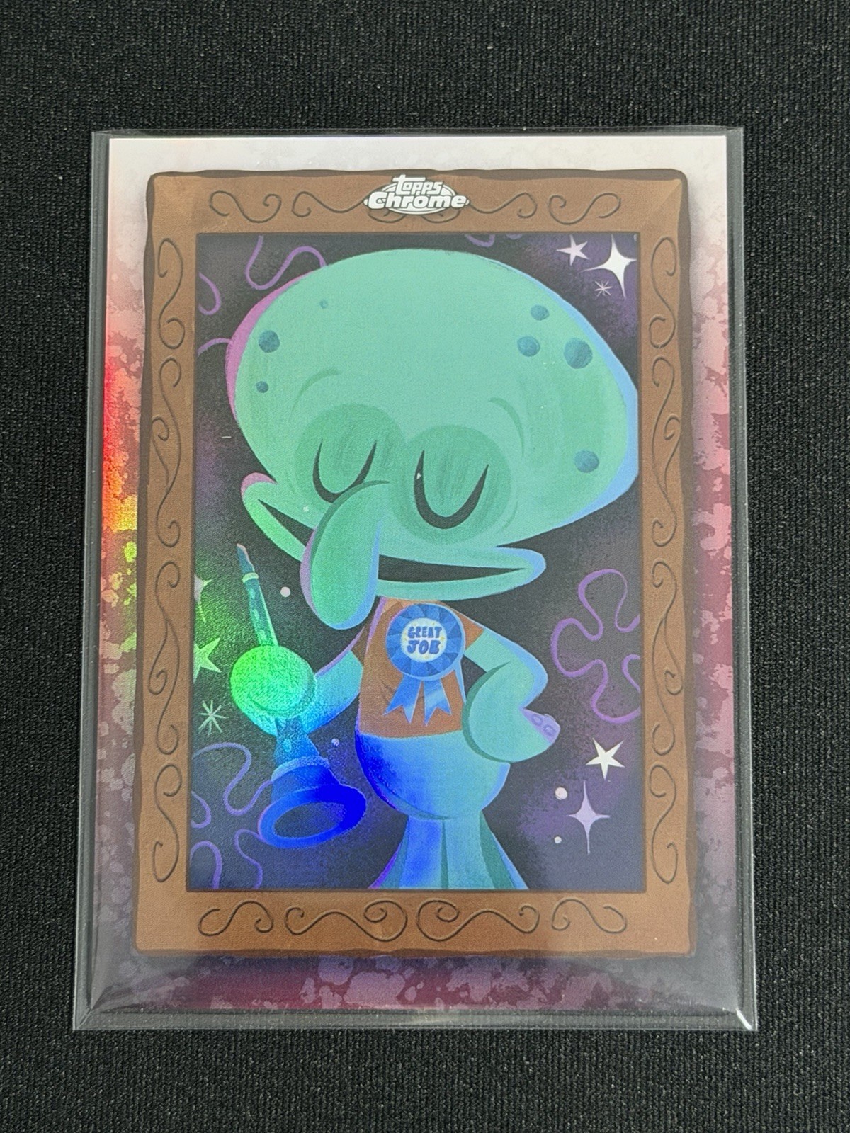 2025 Topps Chrome SpongeBob Squidward\'s Gallery SG-9 Ian Truong SSP Case Hit