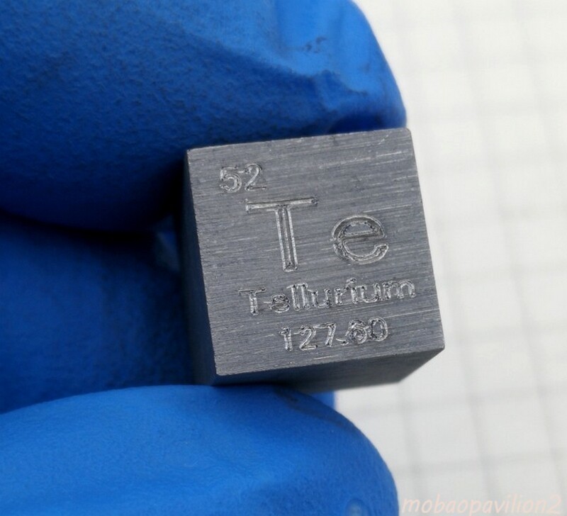 99.99% Pure Tellurium Te Metal Cube 10mm Element Sample Periodic Table Collect 99.99% Pure Tellurium Te Metal Cube 10mm Element Sample Periodic Table Collect