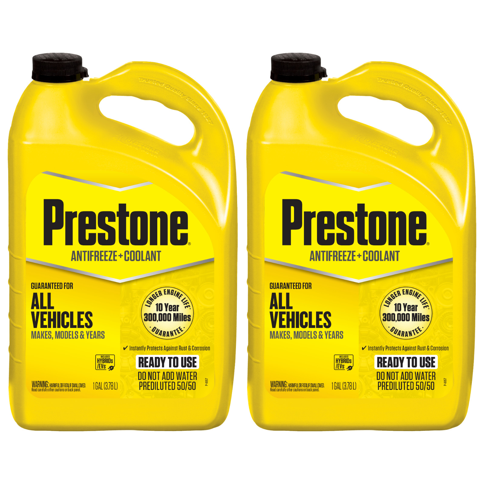 Prestone Universal Antifreeze + Coolant 50/50 Prediluted 2 x 1 Gallon