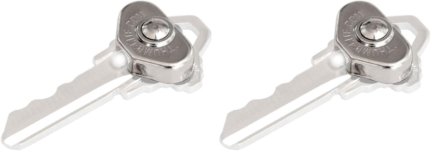 Lucky Line Smallest LED Thumb Light | Silver | Pack 1 Count (Pack of 2), 실버