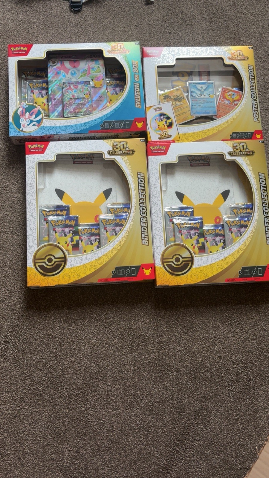 Pokémon TCG 30th Celebration BinderX2 Poster Collection EX box Pokémon TCG 30th Celebration BinderX2 Poster Collection EX box