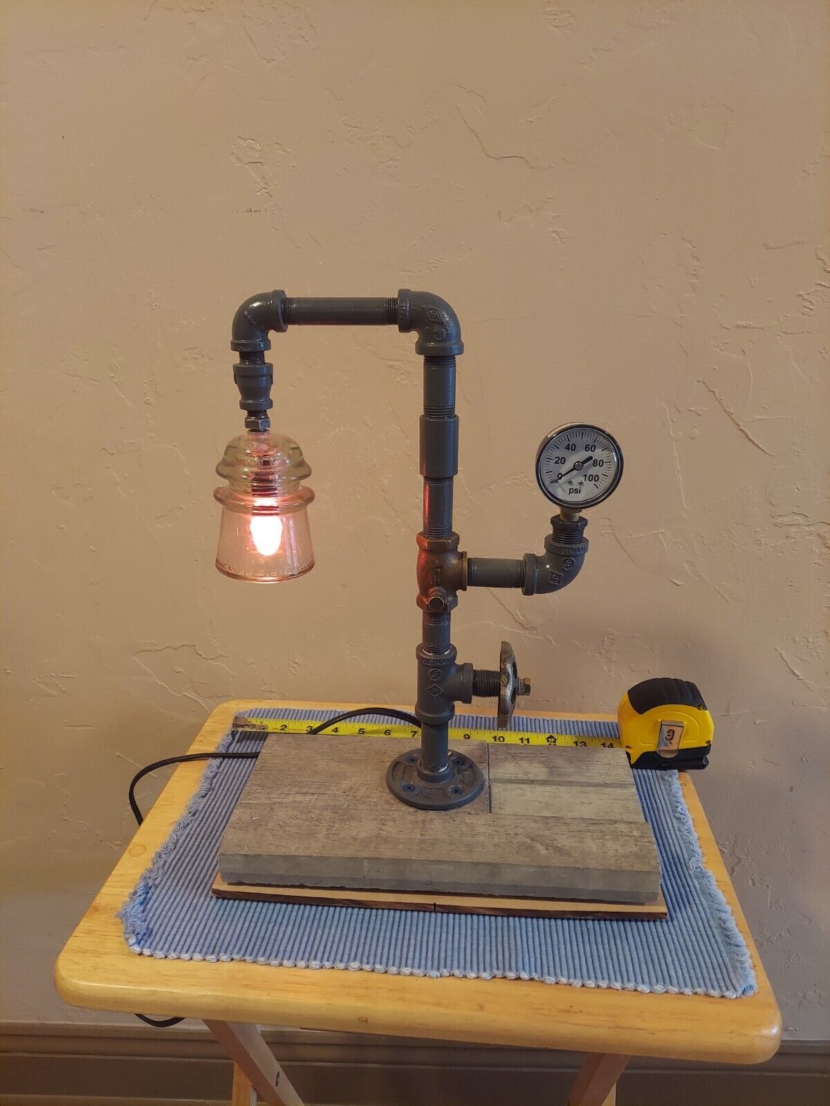 Vintage Steampunk Table Lamp. Unusual