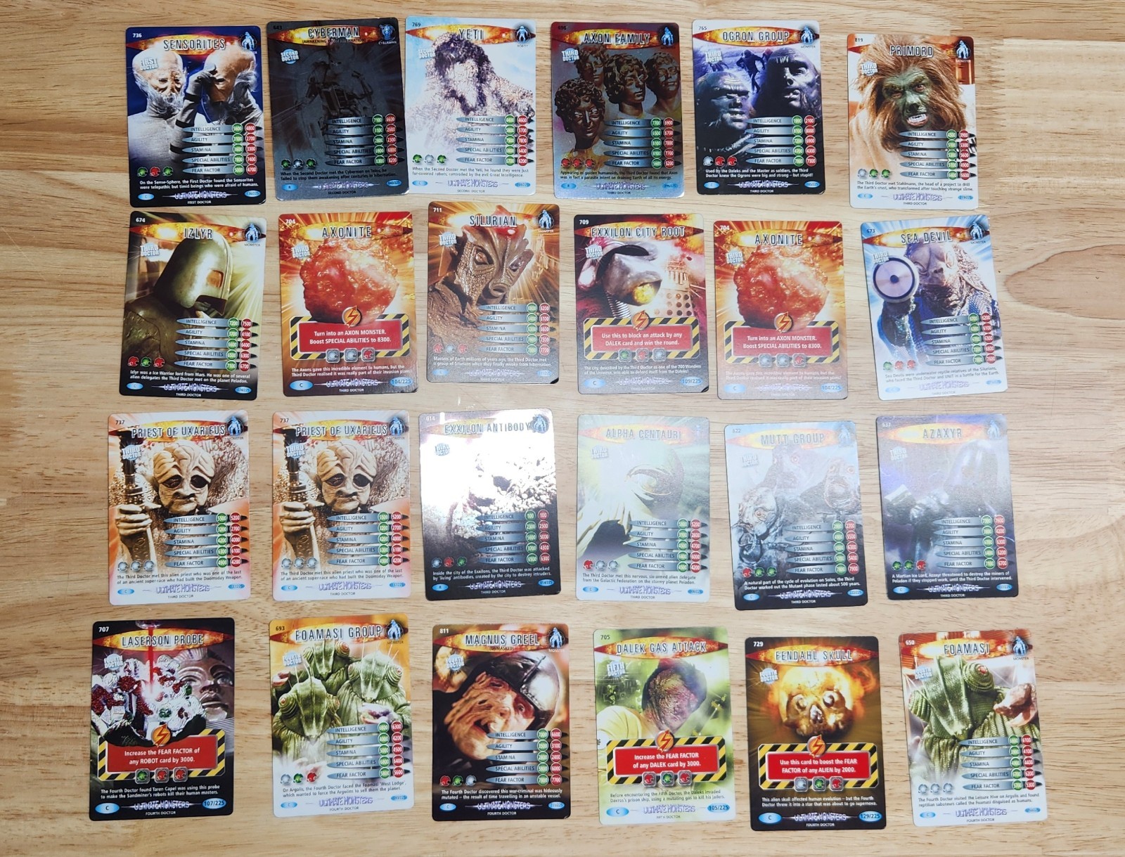 Doctor Who Cards Lot of 66 BBC 2008 Series battles in time Doctor Who Cards Lot of 66 BBC 2008 Series battles in time