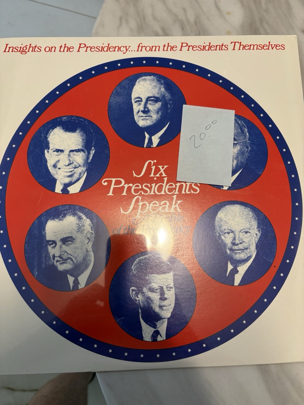 Six Presidents Speak Politics Book - United States US Presidents Collectible