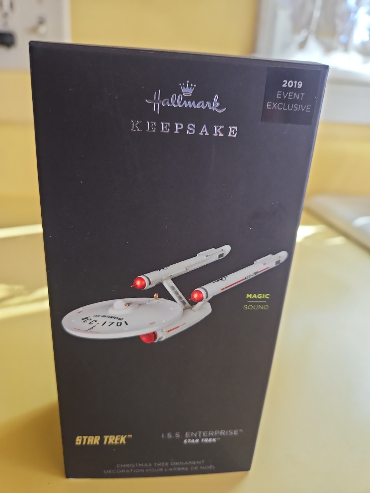 2019 Hallmark POP Minded I.S.S. Enterprise Ornament - Star Trek - Exclusive