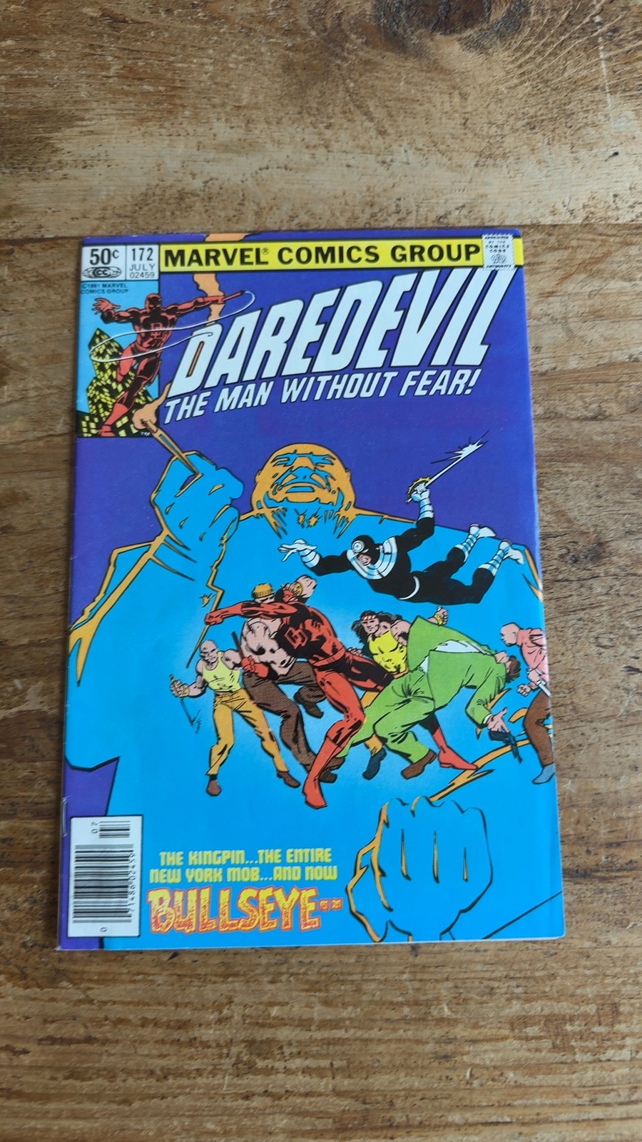 Daredevil #172 Marvel Comics 1981 Kingpin Cover %