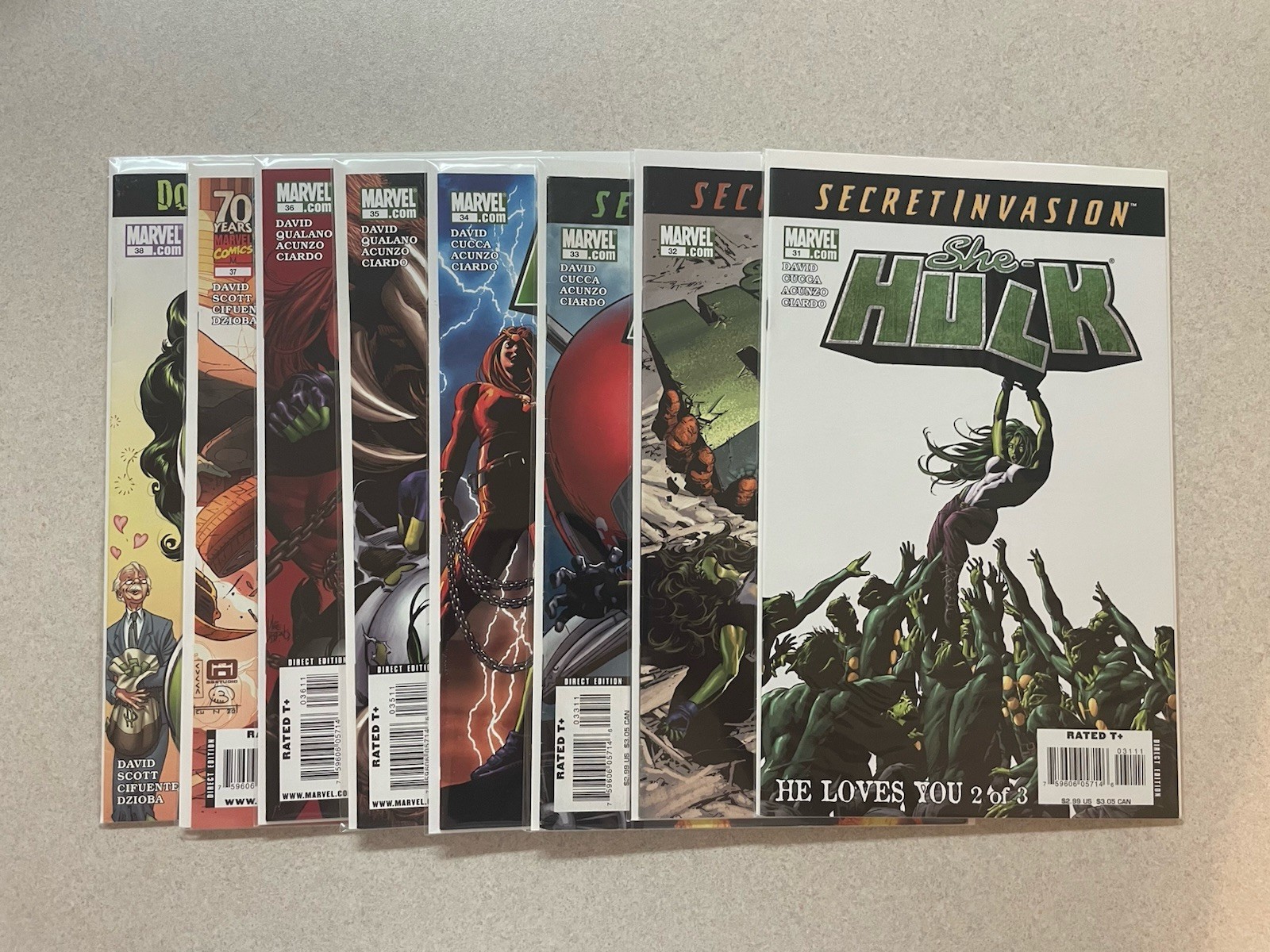 She-Hulk Vol. 2 #31-38 VF+ by Peter David She-Hulk Vol. 2 #31-38 VF+ by Peter David