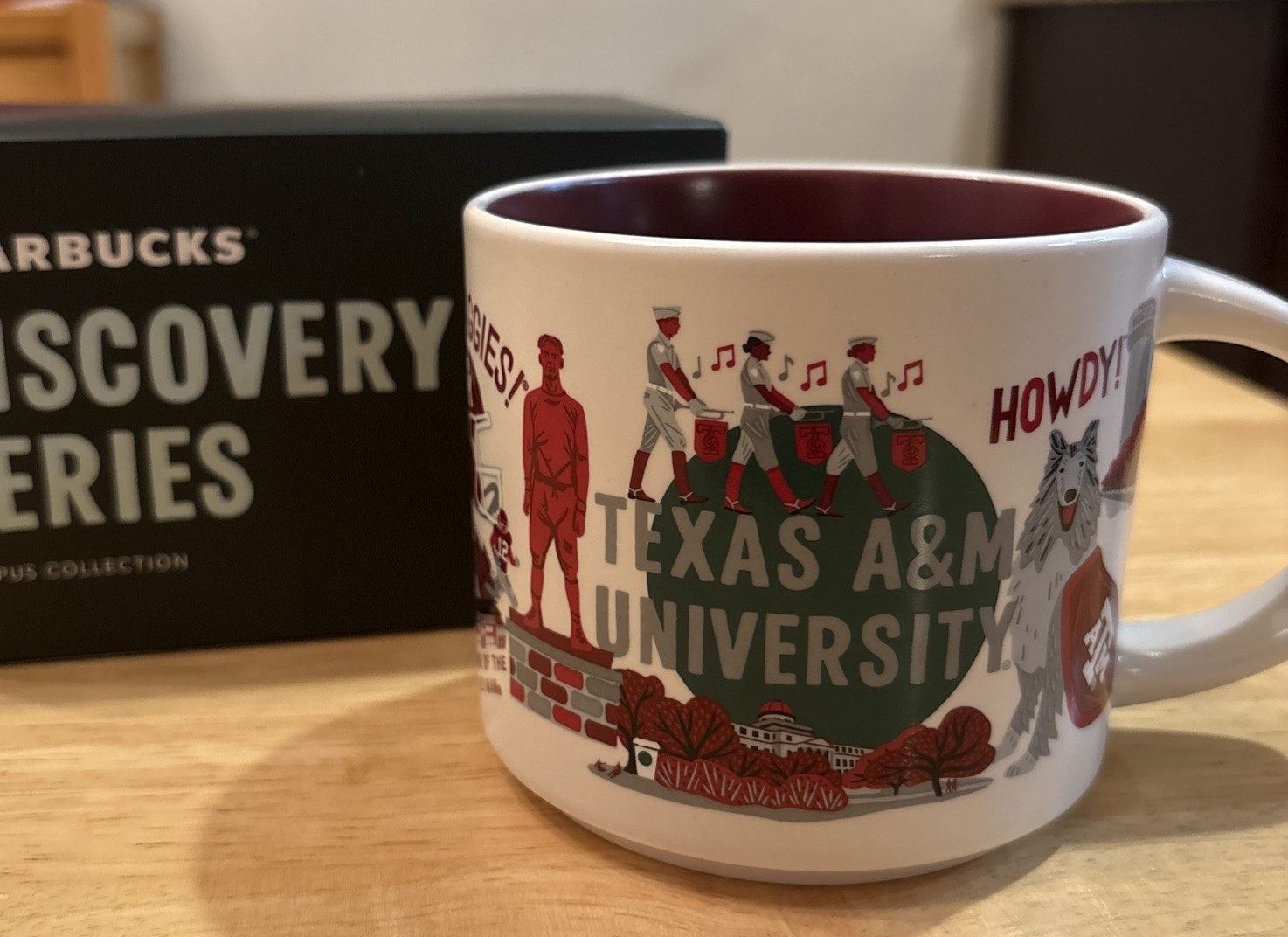 Starbucks Discovery Series TEXAS A&M Campus Collection 14oz Mug 
