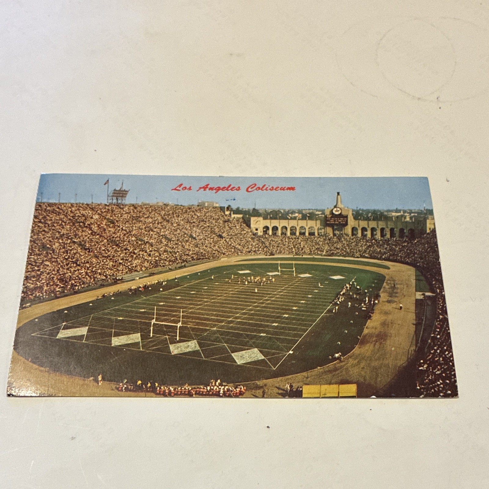 Mike Roberts Los Angeles Memorial Coliseum LA CA Photochrome David M. Mills DB