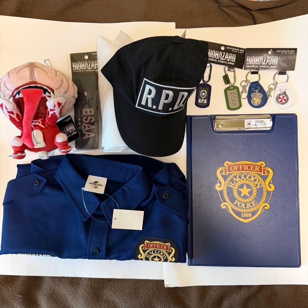 Resident Evil USJ Exclusive RPD Set 10pcs Biohazard Japan Rare New