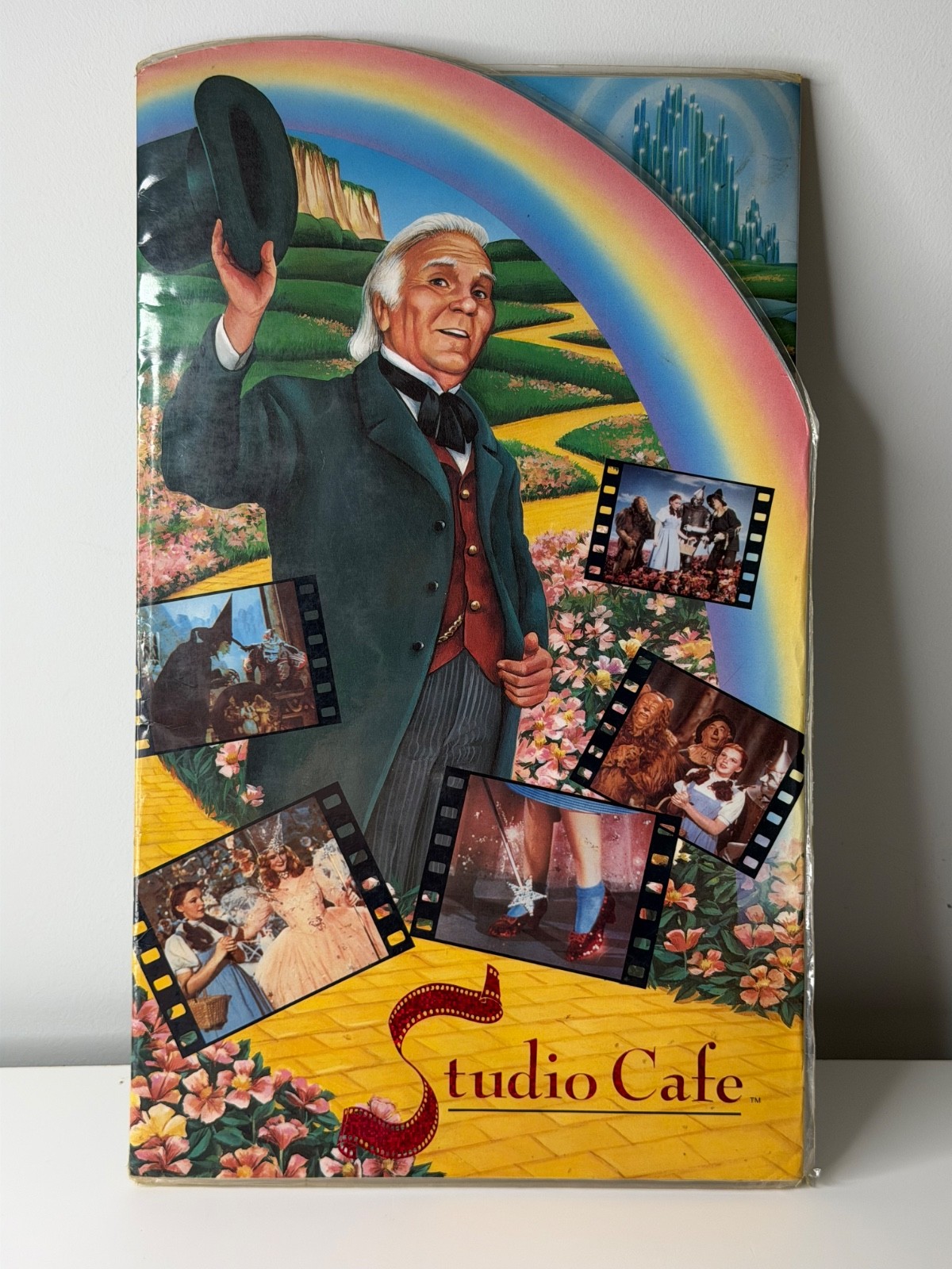 RARE WIZARD OF OZ STUDIO CAFE MENU FROM MGM GRAND IN LAS VEGAS 1994 VINTAGE