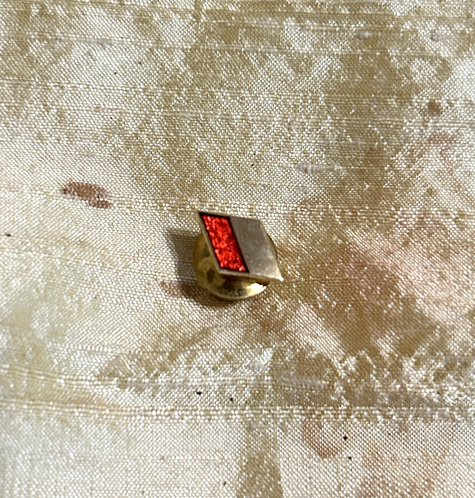 VINTAGE Psi Upsilon fraternity small pledge pin / button - NICE