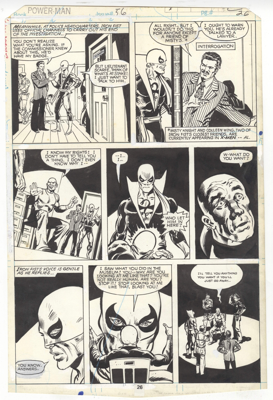 Power Man and Iron Fist #56 Page 26 Trevor Von Eeden