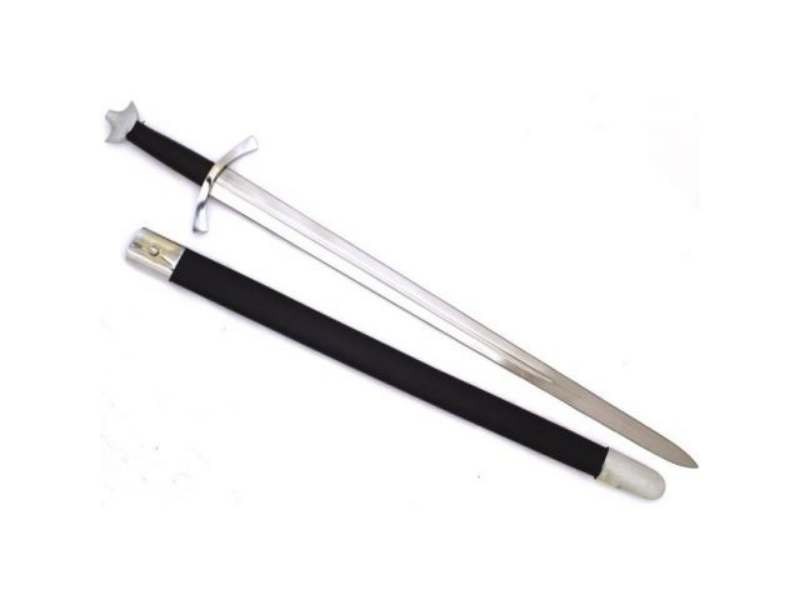 The Norman Sword & Scabbard Full Tang Tempered Battle Ready Fully & Functional