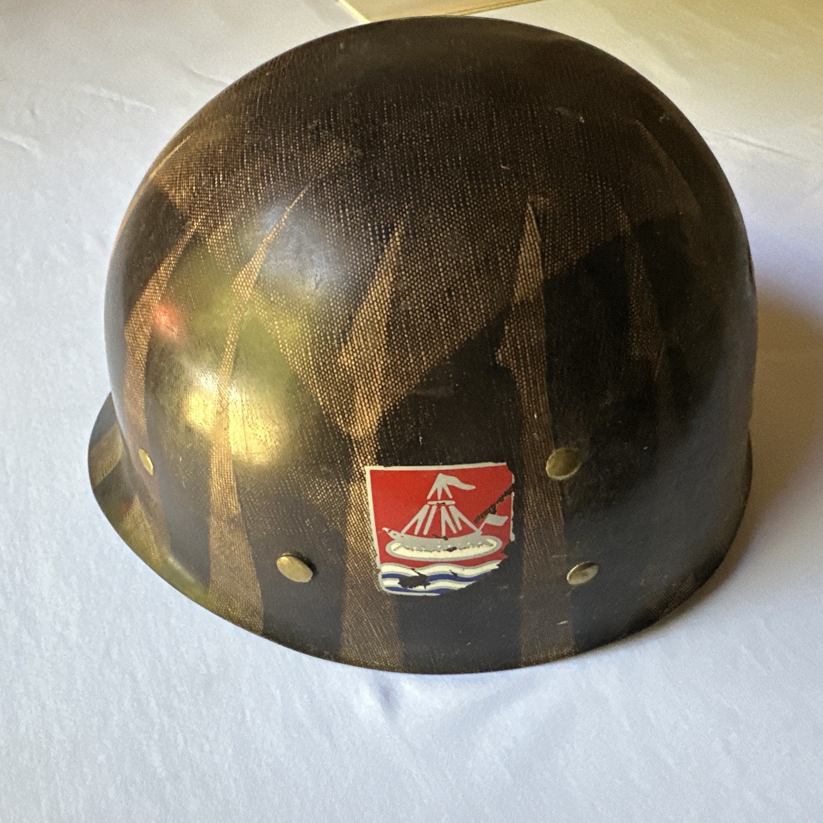 22nd Anti Aircraft Artillery Air Watch WWII US ARMY Westinghouse M1 Helmet Liner