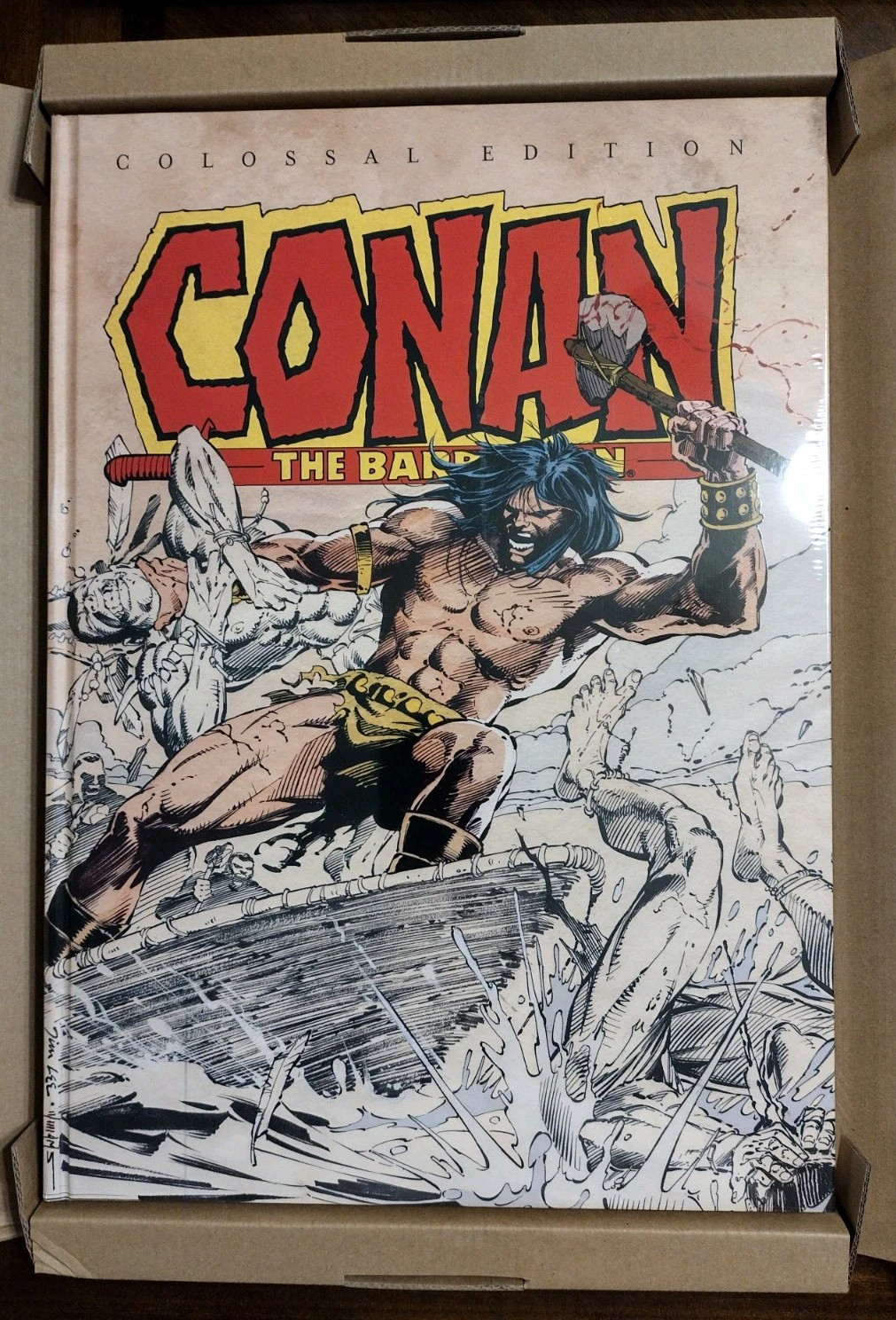 Conan the Barbarian Colossal Edition Jim Lee Cover Artist\'s Ed Marvel Dark Horse