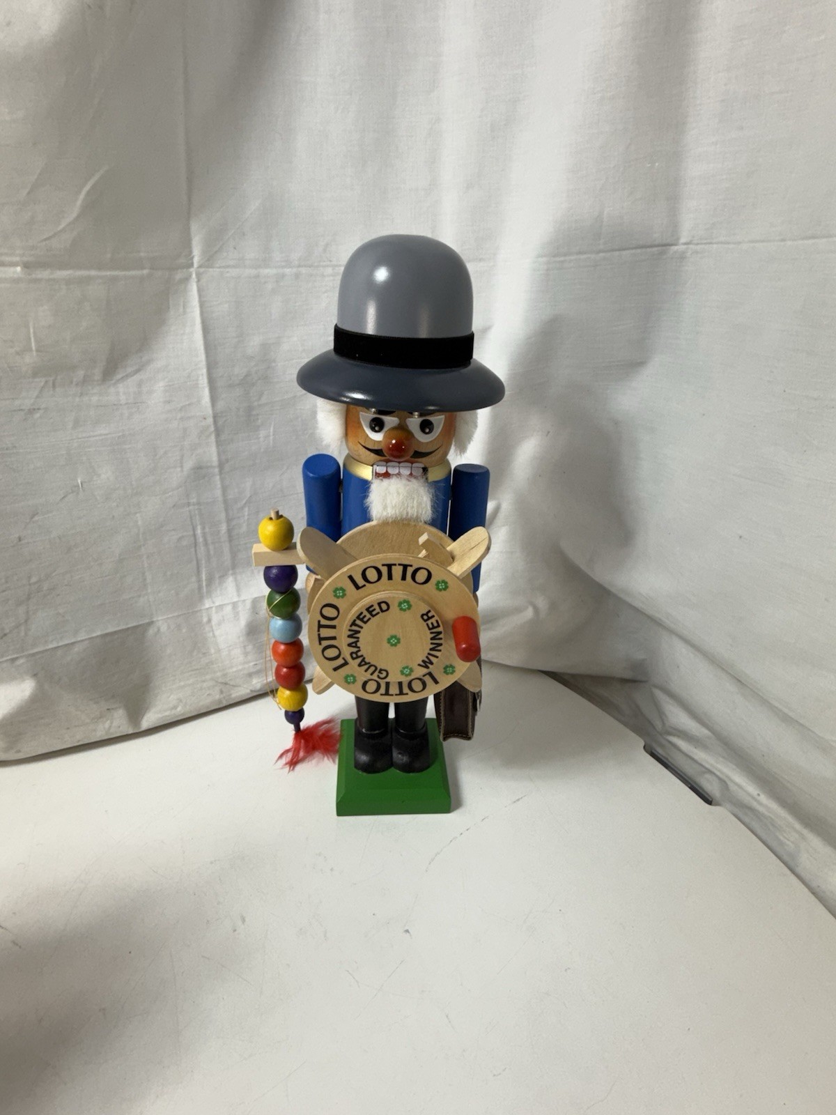 Steinbach Lotto Man Nutcracker Germany Lucky Gambler Vintage Wood 