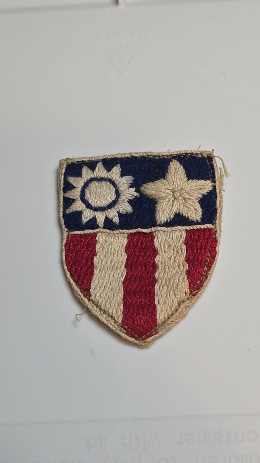Original WW2 In-Theater made CBI Patch