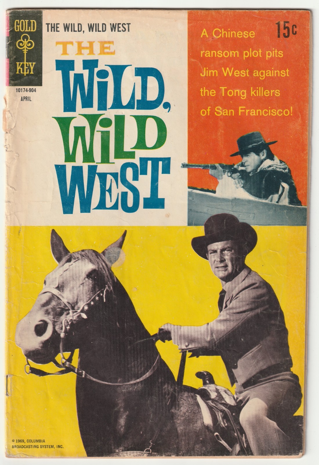Wild, Wild West #5 Gold Key 1969 Western TV Tie-in Good