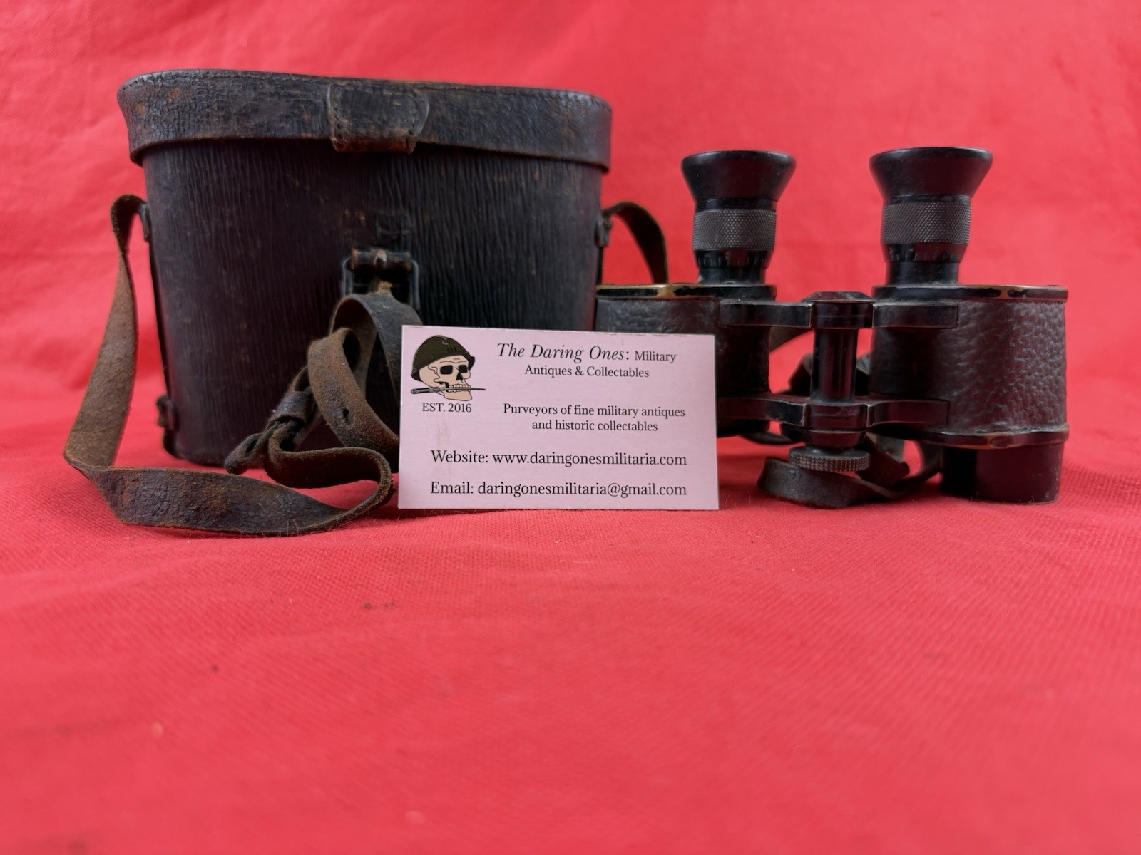 Original WW1 Imperial German Army Binoculars Rodenstock 6x