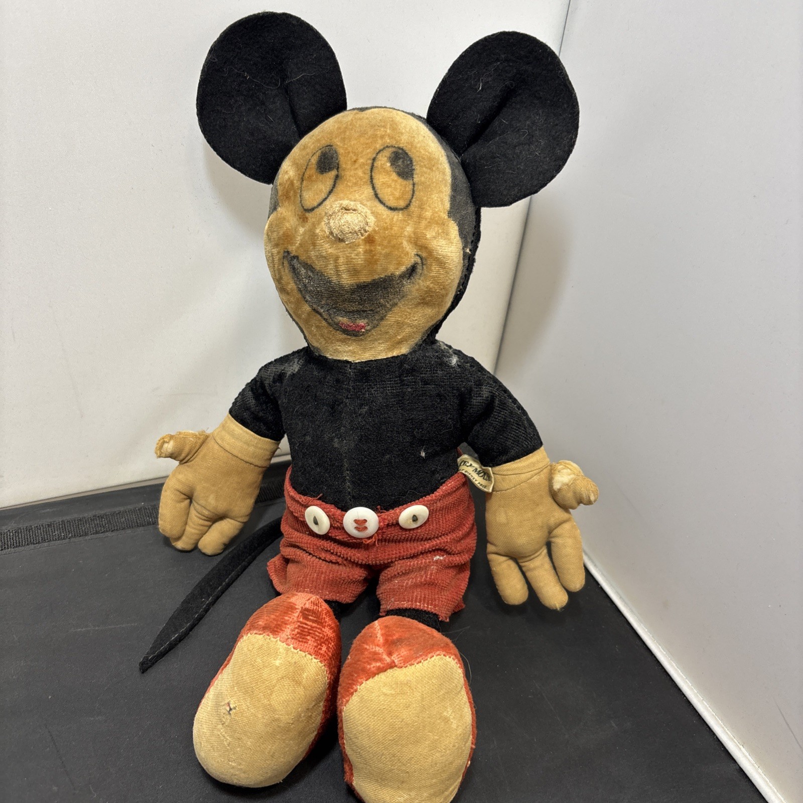Antique Mickey Mouse Walt Disney Production Character Novelty Doll