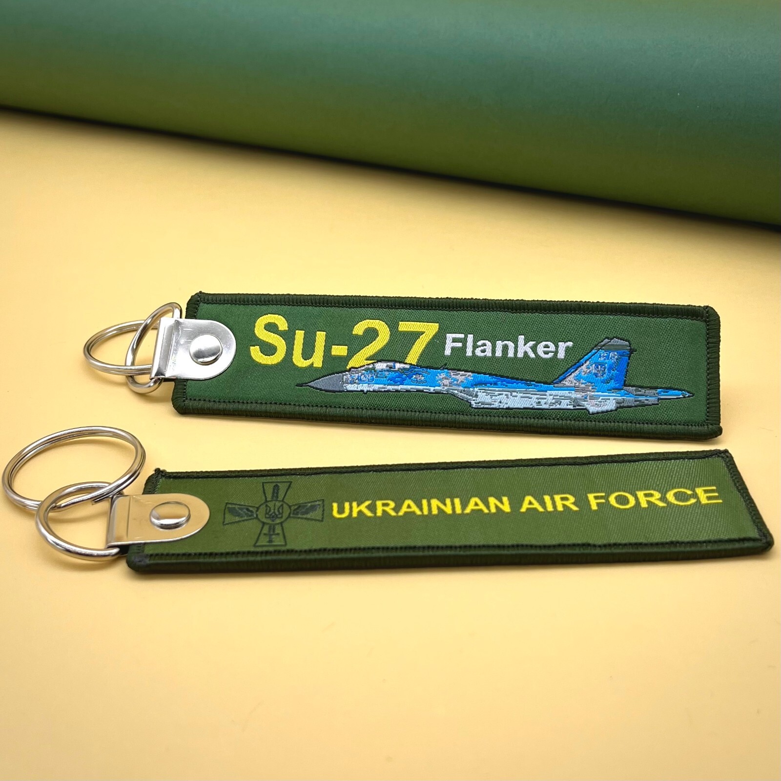 Keychain Ukrainian Air Force, MI-8,MI-24, Su-25, Su-27,Su-24,Mig-29
