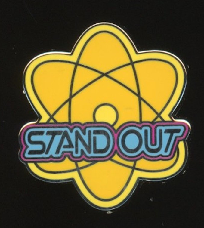 A Goofy Movie Stand Out Powerline Logo Disney Pin
