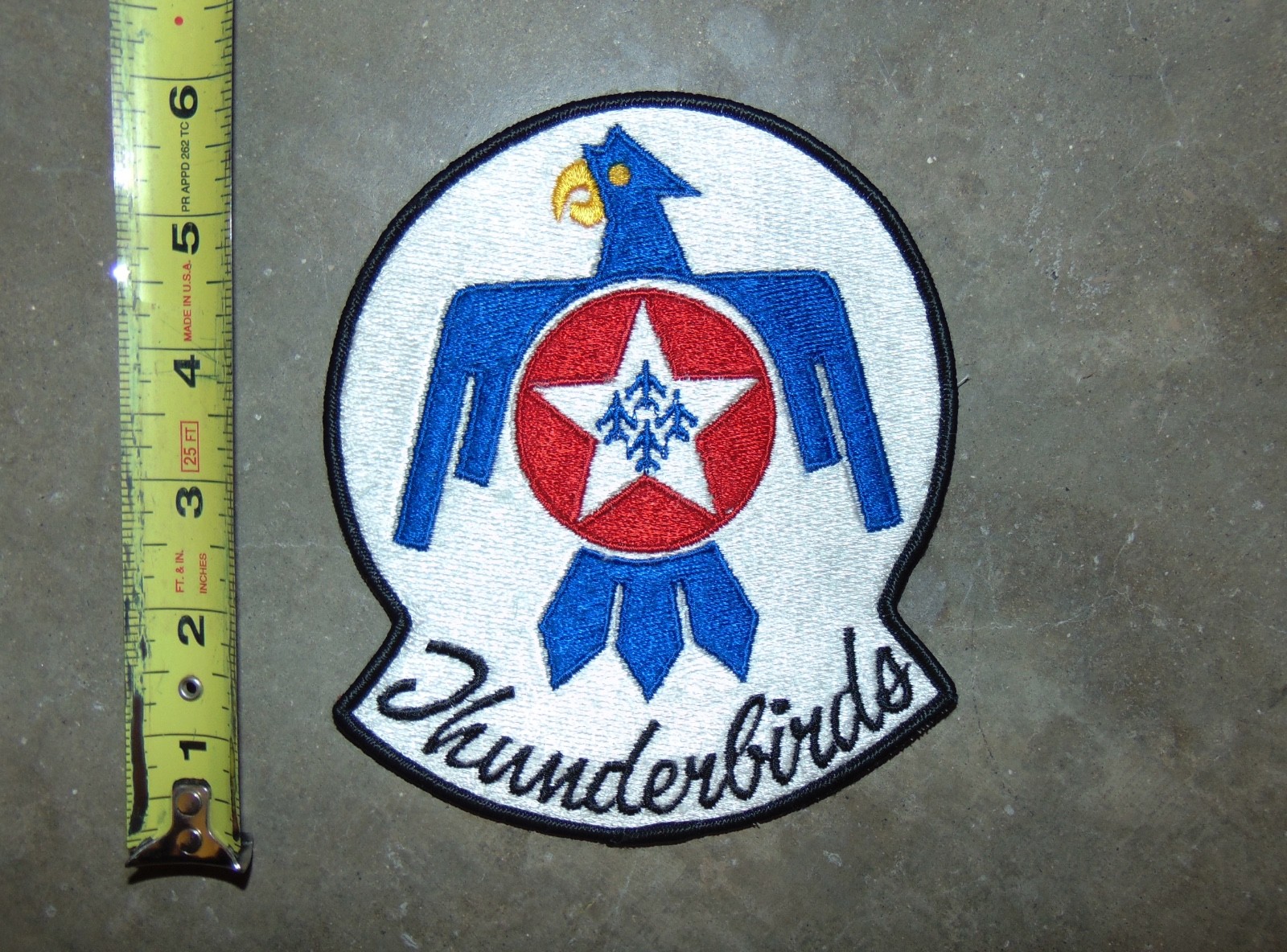 Rare Real 1960-70\'s USAF Thunderbirds Demonstration Team Patch F-100 Era, F-4