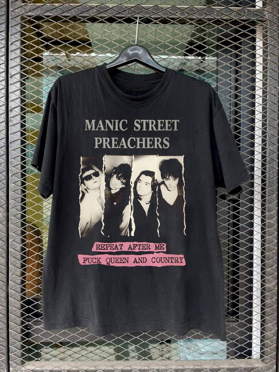 Collection Manic Street Preachers Band REPEAT T Shirt All Size S-5Xl FF573