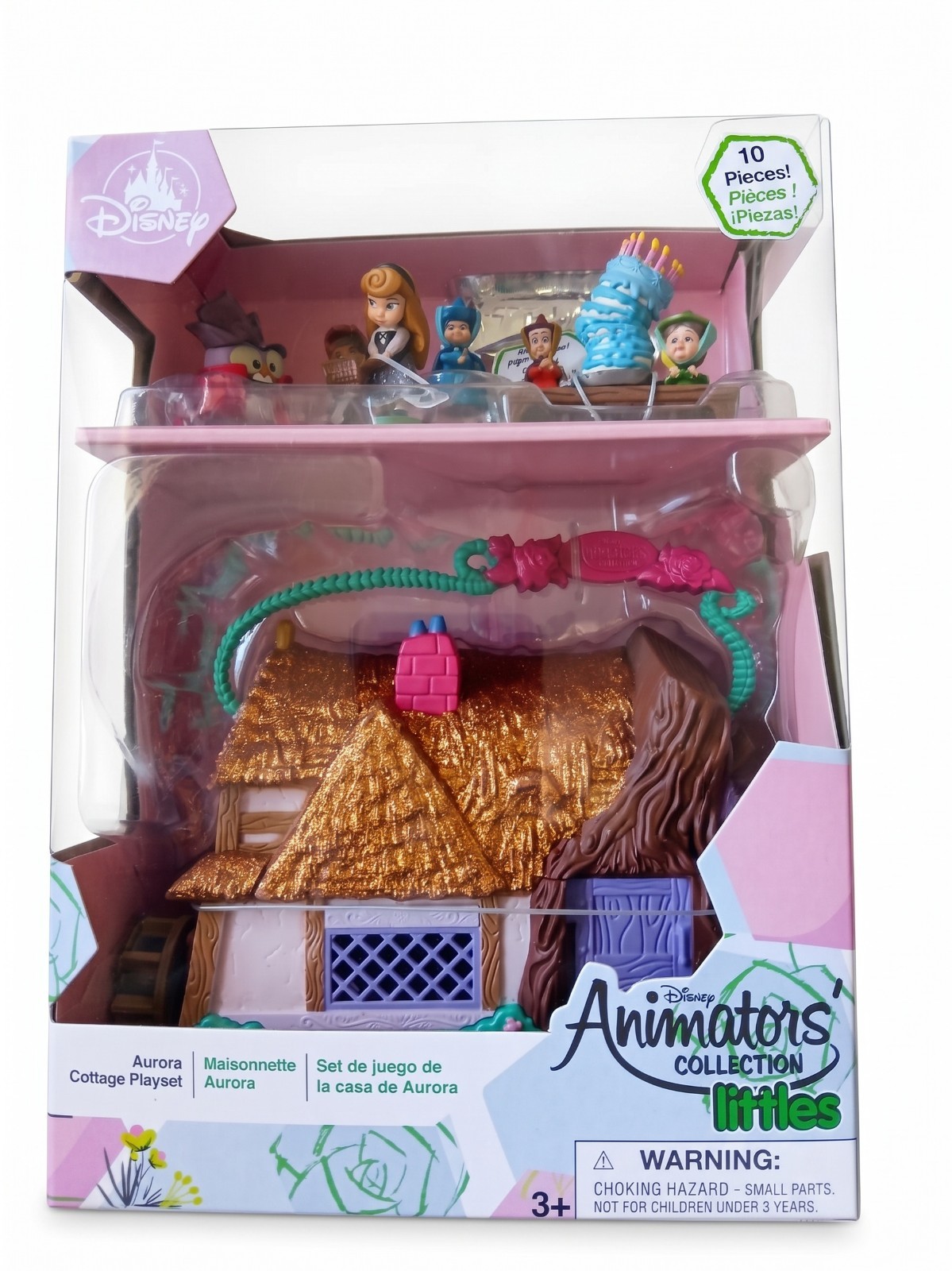 Disney Animators\' Collection Littles Sleeping Beauty Aurora Play Set NEW