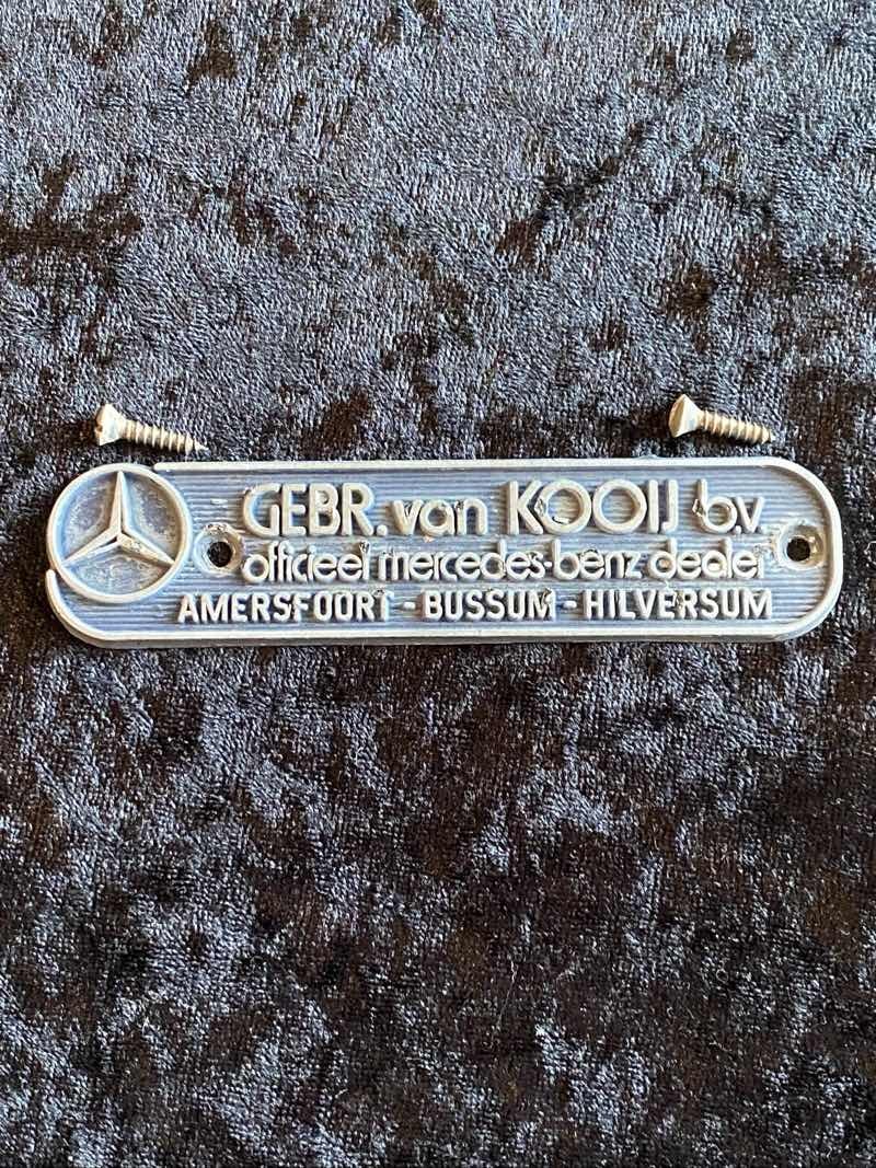 Vtg Mercedes-Benz German W126 Hood Emblem Star 380SEL 500SEL 300SE 560SEL 420SEL
