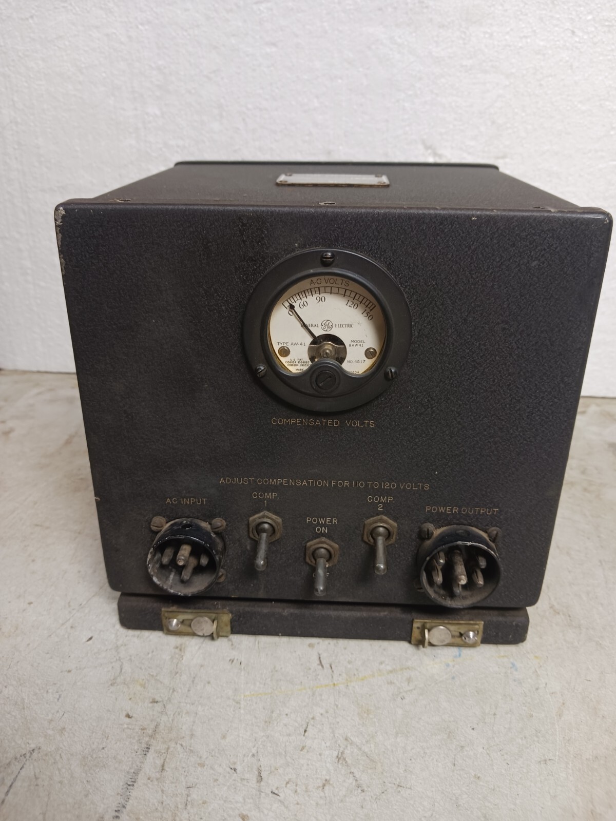 WWII TYPE CRR-20104 RECTIFIER POWER UNIT #354-F