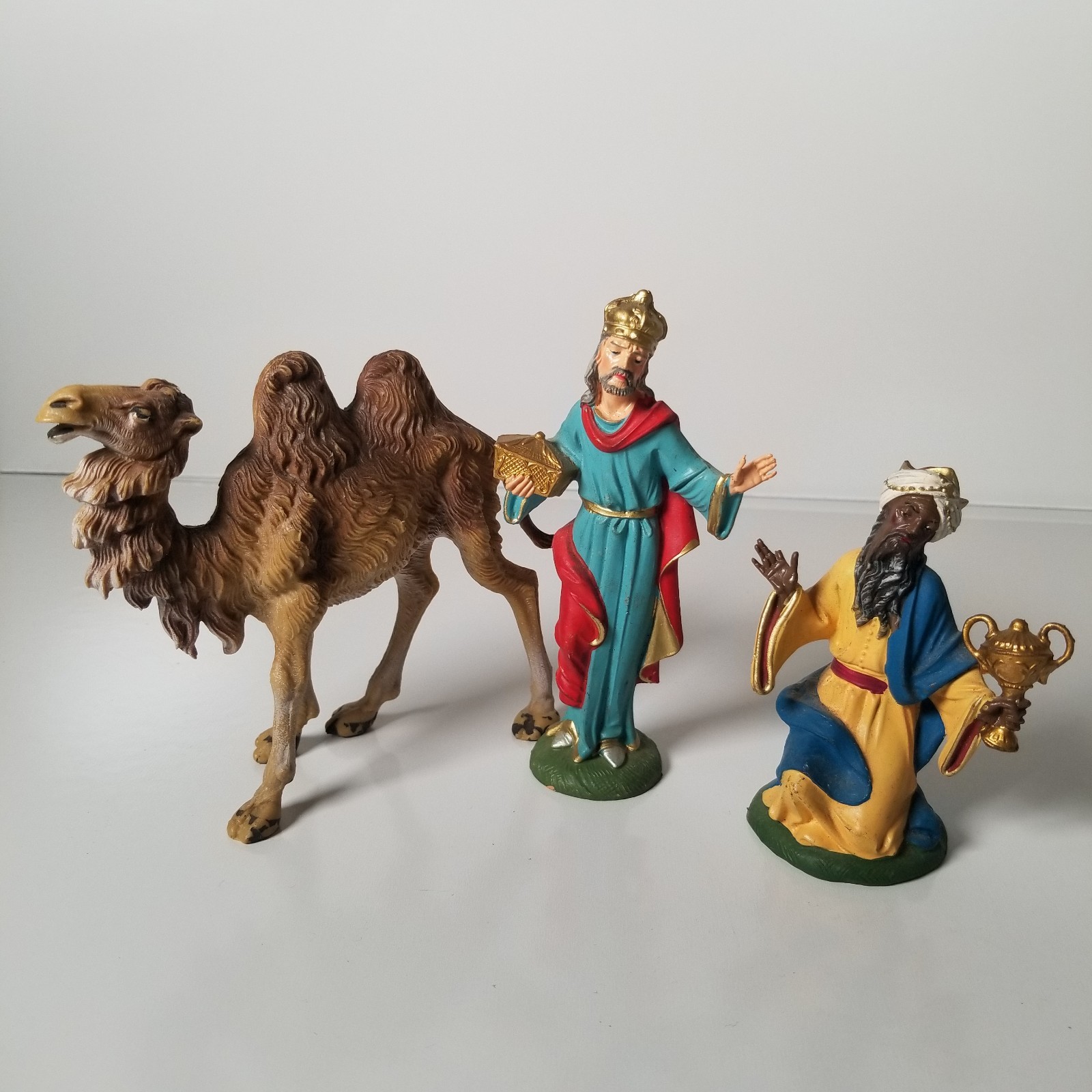 Fontanini Nativity Figures Depose Italy Lot Of 3 With Spider Mark