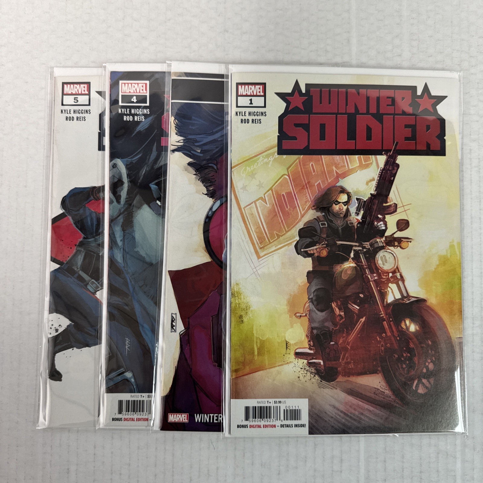 Winter Soldier #1-5 Near Complete Missing #3 Marvel Comics 2018 Key Issues