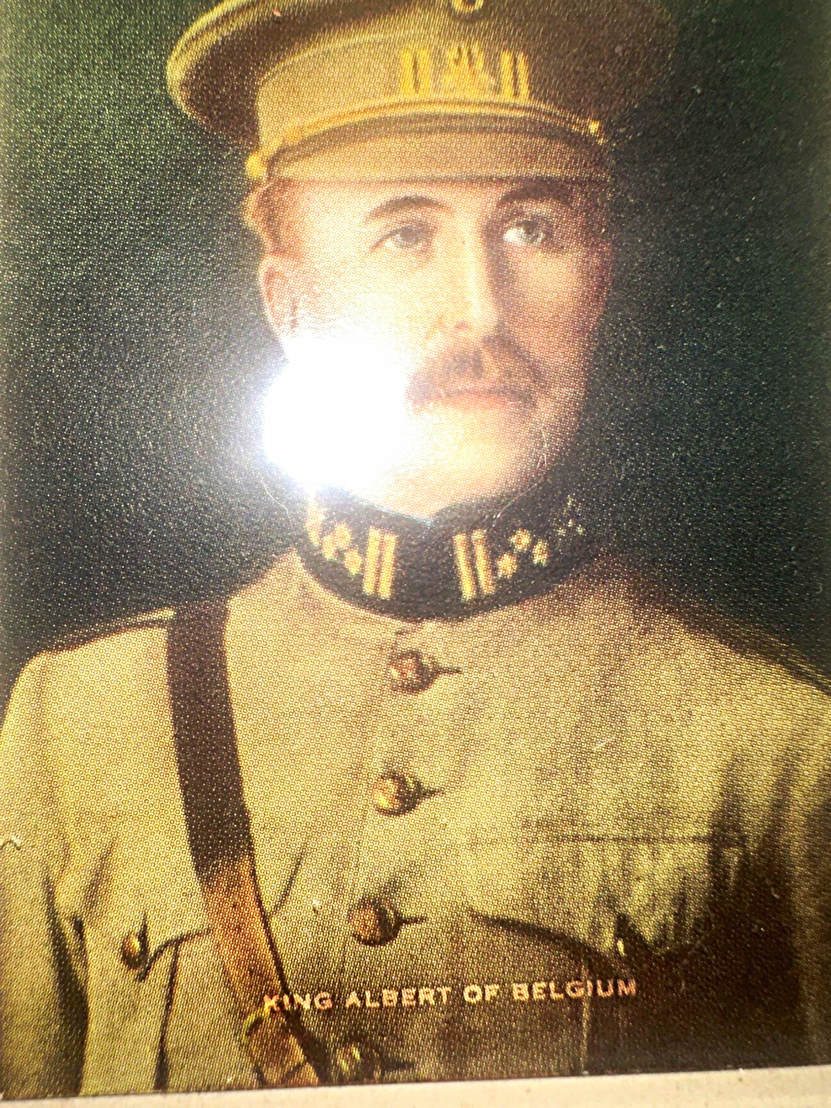 Original WWI 1918 Framed Allied Leaders Portraits - Pershing, Foch, Haig, Albert